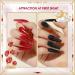 ROSALIND UV Nail Polish Gel Shellac Black Red Glitter 2 Colours Gel Nail Salon Design Kit Soak Off UV LED Gel Nail Polish Nail Polish Varnish for UV Lamp Large Capacity for 15 ml - Buy Online on GoSupps.com