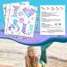 Mermaid Scale Temporary Tattoos Stickers - 12 Sheets for Kids & Adults | Mermaid Themed Party Decoration & Favors - Buy Online on GoSupps.com