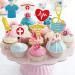 Nurse Cupcake Toppers Glitter 24 PCS Nursing School Graduation Grad Picks Medical Rn Nurse Party Cake Decorations Supplies - Buy Online on GoSupps.com