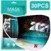 BEUU 30PCS Adult 2021 Happy New Year Disposable_Macks 3Layer Non-Woven Elastic Ear Loop Stylish Breathable Dustproof Disposable Face_Mack for Women Men Outdoor Indoor Sports Party - Buy Online on GoSupps.com