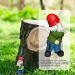 Middle Finger Gnome 5.5 inch Tall Naughty Gnome Resin Funny Garden Gnomes Mini Pants Down Naked Gnomes for Outdoor Garden Lawn House Decor - Buy Online on GoSupps.com