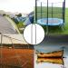 12-Inch U-Shaped Galvanized Steel Trampoline Stakes - 8 Pack | High Wind Anchors for Trampoline Security - Buy Online on GoSupps.com
