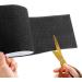 Hook and Loop Tape Double Sided Hook and Loop Tape with Adhesive Back Fastener Strip Reusable Double Side Hook Roll Sticky Glue Nylon Patch  Black (6 Inch Width 1 Yard Length) - Buy Online on GoSupps.com