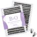 Lash Clusters DIY Individual Lashes 50D-0.07D-9-16MIX B&Q 300 PCS False Eyelash Cluster Volume Lashes Extension 30D 40D 50D D Curl Lash Clusters DIY lash Extensions at Home (50D-0.07D 9-16MIX) D-0.07-9-16 MIX 50D