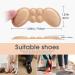 Macood Heel Cushions Pads - 4 Pairs Self-Adhesive Inserts for Men & Women | Prevent Heel Slipping, Blisters & Rubbing | Foot Care Protectors (Black/Beige) - Buy Online on GoSupps.com