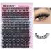 DIY Lash Clusters - 320pcs D Curl Individual Lashes for Natural Volume | wiwoseo - Buy Online on GoSupps.com