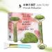 Jade Roller and Gua Sha Set for Face | Facial Tools for Massage and Skincare | Jade Roller & GuaSha Facial Beauty Kit - Buy Online on GoSupps.com