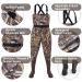 HISEA Men's Waterproof Chest Waders with Boots - Camo, Lightweight, Cleated, M10/W12 - Buy Online on GoSupps.com