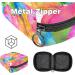 Colorful Palm Leaf Napkin Storage Bag | Portable Menstrual Cup with Zipper for Teenagers & Women - Shop Now - Buy Online on GoSupps.com