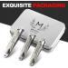 3 Pack Stainless Steel Nail Clippers Set for Thick or Ingrown Nails - Personal Pedicure Kit for Men and Women - Buy Online on GoSupps.com
