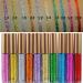 Hacaus 2PCS Glitter Metallic Liquid Eyeliner Set - Long Lasting Waterproof Eye Makeup in Silver Gold | 36 Shades - Buy Online on GoSupps.com
