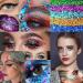 10 Colors Body Glitter Cosmetic Glitter - Face Glitter Chunky Glitter - Face Glitter Festival Hair Glitter with Glue and Brush for Body Hair Nails Stage Halloween Party Pink - Buy Online on GoSupps.com