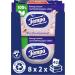 Tempo Moist Toilet Towels Bundle - Aloe Vera Chamomile Pure Calendula & Almond Milk (16 Pack Each) - Gentle & Sensitive Care for International Shipping - Buy Online on GoSupps.com