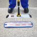 Rubbermaid Commercial 18 Inch Blue Microfiber Damp Room Mop Pad - Single Sided Mop Head - Buy Online on GoSupps.com