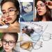KINDOYO Blue Light Blocking Glasses - Anti-Eyestrain Gaming Eyewear for Women Men - Lightweight Transparent Frame - Clear Lens Classic Eyeglasses - Buy Online on GoSupps.com