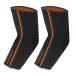 VOCOSTE 1 Pair Thickened Elbow Pads Elbow Protection Brace Tightening Breathable Elbow Pads for Sports Gray Orange M Size M Gray