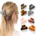 Medium Leopard Print Hair Claw Clip | Non-Slip Fashion Accessory for Teens & Women - Pink - Buy Online on GoSupps.com