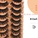 TIMELABS 16mm 8D Curly Fluffy Mink Lashes - 10 Pairs Pack for Dramatic Fake Eyelashes Look - Buy Online on GoSupps.com