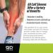 GO Calf Lower Leg Kinesiology Compression Sleeve - Black Medium Pair for Injury Recovery & Athletic Support - Buy Online on GoSupps.com