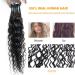 6d2 Curly Hair Extension For Women Girls 100% Real Human Hair/5 Pin No Trace Hair Extensions Tool For Salon(10 Row 60cm/24inch) 60cm/24inch 10 Row - Buy Online on GoSupps.com