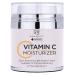 Radha Beauty Glow Boosting Vitamin C Moisturizer 1.7 fl oz. for Face Neck Decollete - Luxury Anti-Aging & Brightening Cream - Daily for all Skin Types