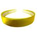 Aliceband - Brightly coloured plain 2.5cm wide satin headband alice band Yellow