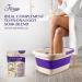 Fivona Collapsible Foot Soak Basin - Ultimate Pedicure Tub for Tired Feet Cracked Heels & Callus Removal - International Shipping Available - Buy Online on GoSupps.com