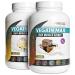 Weight Gainer chocolate + vanilla 2x3kg mix-pack-Vegain Max Lean Muscle Mass Gainer-High protein content (30%) + complex carbohydrates-without maltodextrin & dextrose lactose-free 100% vegan chocolate + vanilla 3 kg (2 Pack)