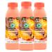 Garnier Garnier Fructis Hair Food Pineapple Shampoo for luminous lengths for long and dull hair detangling action. Cleanses nourishes and hydrates - 3 x 350ml bottles