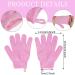 4 Pairs Exfoliating Bath Gloves | Double Sided Scrub Mitts for Shower and Spa | Body Scrubber Glove Set in Yellow, Red, Pink, Light Blue - Buy Online on GoSupps.com