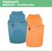 Kickred 2 Pack Dog Shirts - Fast Drying Breathable Sleeveless Vests for Medium & Large Dogs | Mint Blue & Orange Yellow Pet Clothing - Buy Online on GoSupps.com