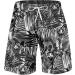 Ronony Men's Beach Shorts - Summer Water-Repellent Bermuda Trunks Elastic Training Pants (XL Black) | International Shipping Available - Buy Online on GoSupps.com