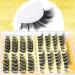 Paired Lashes Extension Kit Natural D Curl Russian Fox Eye Lash Individual Cluster Kit Wispy DIY Cluster Eyelash Extensions Kit with 96pcs Lash Clusters Bond and Seal Waterproof by Goddvenus K-foxy eye lash cluster 8 pairs - Buy Online on GoSupps.com