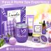 Birthday Gifts for Women Best Friends Spa Gifts Baskets for Female Unique Bath and Body Works Gifts Set Lavender Self Care Gifts Purple Relaxing Inspirational Gifts for Mom Grandma Teacher - Buy Online on GoSupps.com