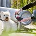 Dogxi 5m Retractable Dog Leash for Small & Medium Dogs - Adjustable Black Belt with Carabiner Perfect for Car Use - 25kg Capacity - Buy Online on GoSupps.com