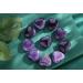 MAIBAOTA Amethyst Crystal Stone Healing Crystals Gemstones Pocket Gifts Heart-Shaped Nature Spiritual Energy Purple Crystals for Women Men Reiki Divination Balancing Yoga Meditation 10PCS - Buy Online on GoSupps.com