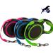 Cian Retractable Dog Leash 16 ft Strong Durable Walking Leash Reinforced Nylon Ribbon One Touch Upgraded Locking System One Button Break Tangle-Free Anti-Slip Rubberized Handle (Green) - Buy Online on GoSupps.com