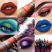 Corleone 12 Colors Shimmer Glitter 2-in-1 Eyeshadow and Lip Pen Set - Buy Online on GoSupps.com