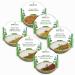 Food Earth - Indian Ready to Eat Meals, 6-Flavor Variety Pack, Packaged Indian Food, Pre-prepared Healthy Microwaveable Meals, Pack of 6