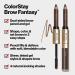 Revlon ColorStay Brow Fantasy Eyebrow Gel & Pencil - 2-in-1 Eye Makeup in Dark Brown 0.04 Oz - Longwearing Formula for Precision Application - Buy Online on GoSupps.com
