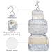 Women's Waterproof Travel Hanging Toiletry Bag - Blue Leaf Cosmetic Organizer - Buy Online on GoSupps.com