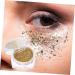 Outanaya Glitter Eyeshadow 2pcs Loose Eyeshadow Glitter Eye Shadow Loose Pigment Eyeshadow Sequins Highlighter 1 count (Pack of 1) Golden - Buy Online on GoSupps.com