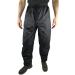 Hock Unisex Rainpants Bicycle 'Comfort Klima' with reinforced buttocks - high -quality rainwear 100% waterproof for men and women L (up to 185cm height) black