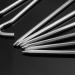 Aluminium Camping Tent Pegs with Hook - 7 Hexagon Nail Spike Stakes for Canopies and Garden - Silver - Buy Online on GoSupps.com