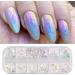 Nail Art Glitter Flake Nail Art Foil Flake Shining Holographic 12 Grids Nail Glitter Flake for Summer Nail Art Decoration Nail Glitter Flakes111 - Buy Online on GoSupps.com