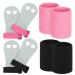 Gymnastics Hand Grips Wristbands Sets: 2 Sets Bar Grips Palm Protectors and Wristbands for Girls Kids Youth Support Sports Accessories for Kettlebells, Weightlifting Tennis, Workout and Exercise