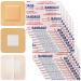 200 Pcs Adhesive Spots Bandages Square Tan Adhesive Bandages Flexible Fabric Non Latex Bandage Knuckle Fingertip Bandages for Small Incisions Wound Care Discreet First Aid and Hides Skin Spots  1.5