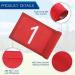 3 Pieces Golf Flag with Tube Inserted Putting Green Golf Flag Numbered Golf Flag 420D Nylon Mini Flags for Yard Indoor Outdoor Backyard Garden Portable Golf Flag  8 x 6 Inch - Buy Online on GoSupps.com