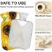 Mnsruu Hot Water Bottle with Soft Cover - Sunflower Butterfly Design Perfect Christmas Gift for Women & Kids 2L International Shipping - Buy Online on GoSupps.com