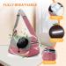 Flovippet Sling for Dogs & Cats | Breathable Dog Carrier Bag for Small Dogs (5kg) - Perfect for Outdoor Trips - Soft & Comfortable (Pink) - Buy Online on GoSupps.com